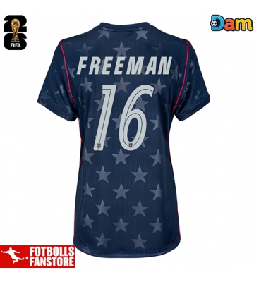 Förenta stater Alex Freeman #16 Bortatröja Dam VM 2026 Kortärmad