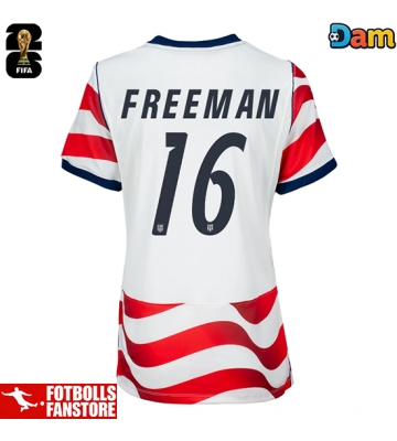 Förenta stater Alex Freeman #16 Hemmatröja Dam VM 2026 Kortärmad