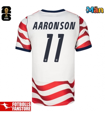 Förenta stater Brenden Aaronson #11 Hemmatröja VM 2026 Kortärmad