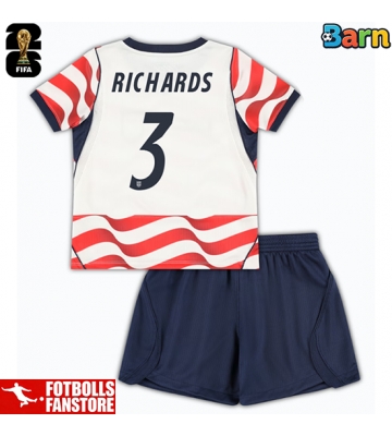 Förenta stater Chris Richards #3 Hemmatröja Barn VM 2026 Kortärmad (+ Korta byxor)
