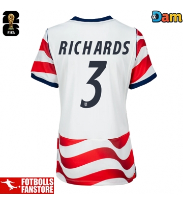 Förenta stater Chris Richards #3 Hemmatröja Dam VM 2026 Kortärmad