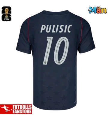 Förenta stater Christian Pulisic #10 Bortatröja VM 2026 Kortärmad