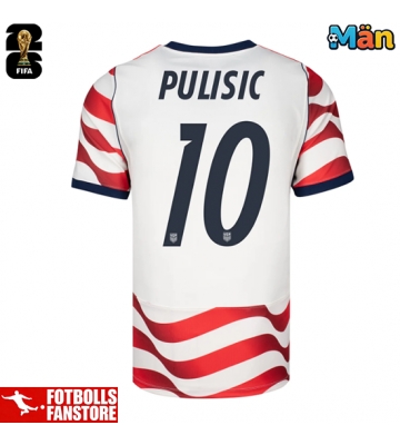 Förenta stater Christian Pulisic #10 Hemmatröja VM 2026 Kortärmad