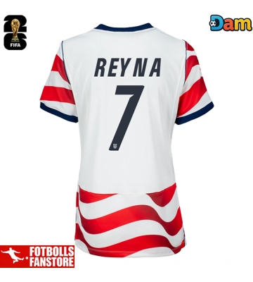 Förenta stater Giovanni Reyna #7 Hemmatröja Dam VM 2026 Kortärmad