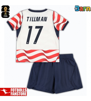 Förenta stater Malik Tillman #17 Hemmatröja Barn VM 2026 Kortärmad (+ Korta byxor)