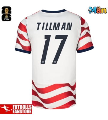 Förenta stater Malik Tillman #17 Hemmatröja VM 2026 Kortärmad
