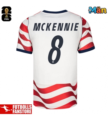 Förenta stater Weston McKennie #8 Hemmatröja VM 2026 Kortärmad