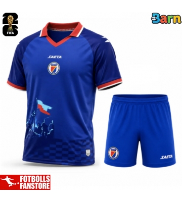 Haiti Hemmatröja Barn VM 2026 Kortärmad (+ Korta byxor)