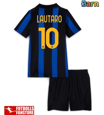 Inter Milan Lautaro Martinez #10 Hemmatröja Barn 2026-27 Kortärmad (+ Korta byxor)