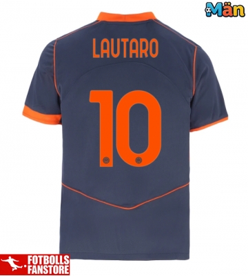Inter Milan Lautaro Martinez #10 Tredje Tröja 2025-26 Kortärmad