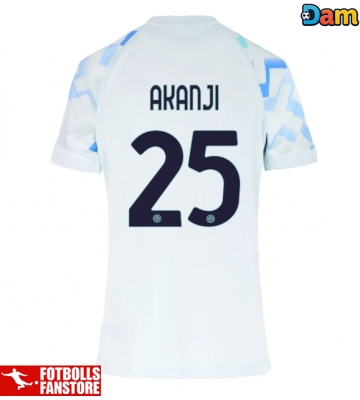 Inter Milan Manuel Akanji #25 Bortatröja Dam 2025-26 Kortärmad