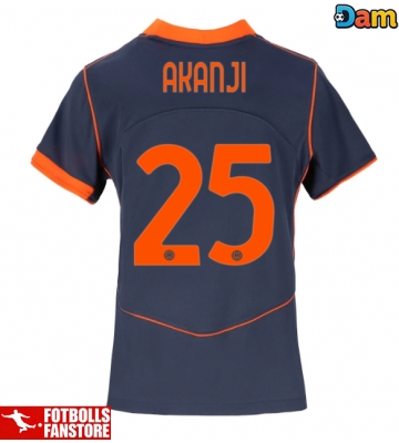 Inter Milan Manuel Akanji #25 Tredje Tröja Dam 2025-26 Kortärmad