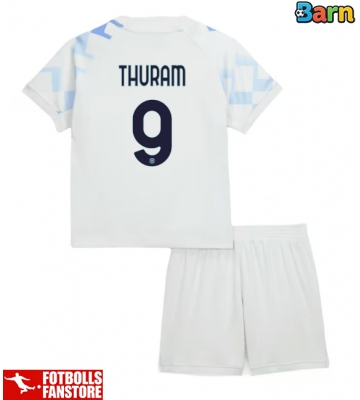 Inter Milan Marcus Thuram #9 Bortatröja Barn 2025-26 Kortärmad (+ Korta byxor)