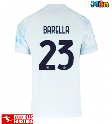 Inter Milan Nicolo Barella #23 Bortatröja 2025-26 Kortärmad