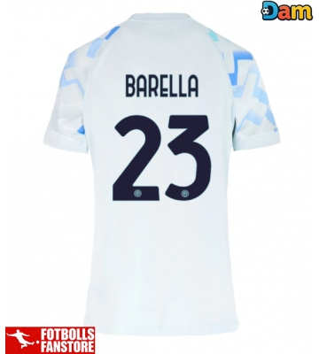 Inter Milan Nicolo Barella #23 Bortatröja Dam 2025-26 Kortärmad