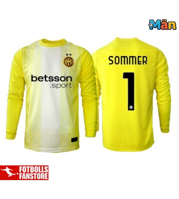Inter Milan Yann Sommer #1 Målvakt Bortatröja 2025-26 Långärmad