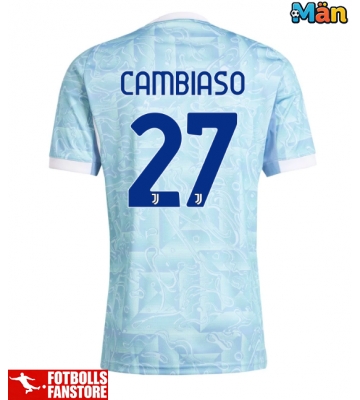 Juventus Andrea Cambiaso #27 Bortatröja 2025-26 Kortärmad