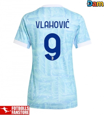 Juventus Dusan Vlahovic #9 Bortatröja Dam 2025-26 Kortärmad