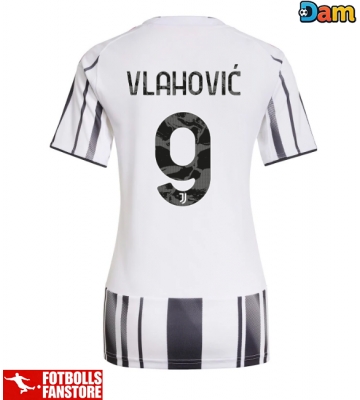 Juventus Dusan Vlahovic #9 Hemmatröja Dam 2025-26 Kortärmad