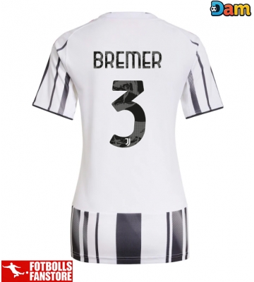 Juventus Gleison Bremer #3 Hemmatröja Dam 2025-26 Kortärmad