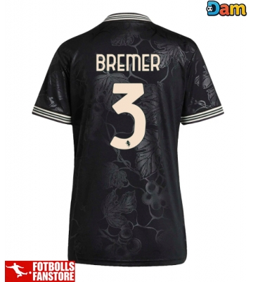 Juventus Gleison Bremer #3 Tredje Tröja Dam 2025-26 Kortärmad