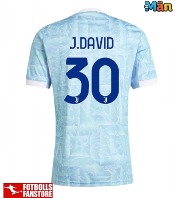 Juventus Jonathan David #30 Bortatröja 2025-26 Kortärmad