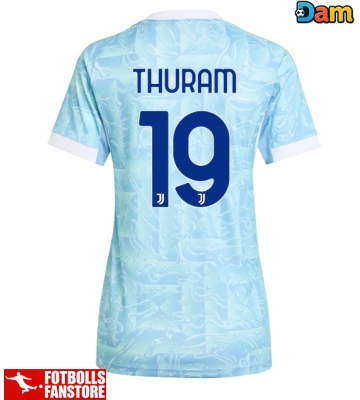 Juventus Khephren Thuram #19 Bortatröja Dam 2025-26 Kortärmad