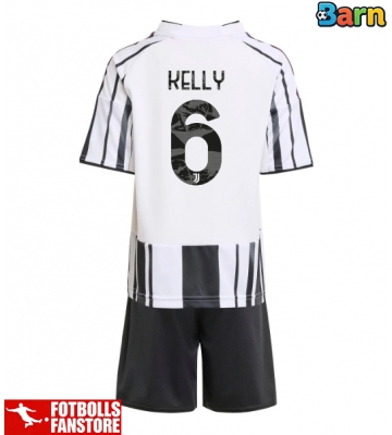 Juventus Lloyd Kelly #6 Hemmatröja Barn 2025-26 Kortärmad (+ Korta byxor)