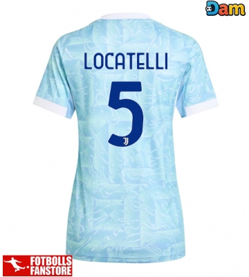 Juventus Manuel Locatelli #5 Bortatröja Dam 2025-26 Kortärmad