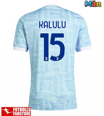 Juventus Pierre Kalulu #15 Bortatröja 2025-26 Kortärmad