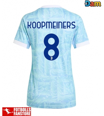 Juventus Teun Koopmeiners #8 Bortatröja Dam 2025-26 Kortärmad