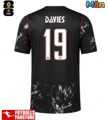 Kanada Alphonso Davies #19 Bortatröja VM 2026 Kortärmad