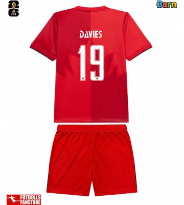 Kanada Alphonso Davies #19 Hemmatröja Barn VM 2026 Kortärmad (+ Korta byxor)
