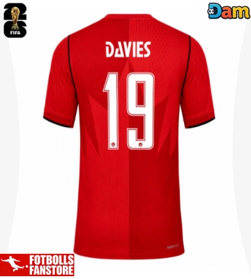 Kanada Alphonso Davies #19 Hemmatröja Dam VM 2026 Kortärmad