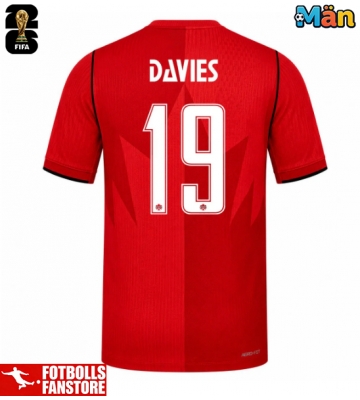 Kanada Alphonso Davies #19 Hemmatröja VM 2026 Kortärmad
