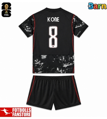 Kanada Ismael Kone #8 Bortatröja Barn VM 2026 Kortärmad (+ Korta byxor)