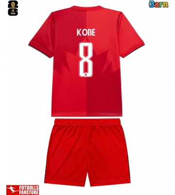 Kanada Ismael Kone #8 Hemmatröja Barn VM 2026 Kortärmad (+ Korta byxor)