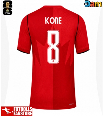 Kanada Ismael Kone #8 Hemmatröja Dam VM 2026 Kortärmad
