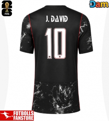 Kanada Jonathan David #10 Bortatröja Dam VM 2026 Kortärmad