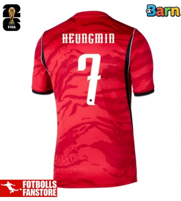 Korea Son Heung-min #7 Hemmatröja Barn VM 2026 Kortärmad (+ Korta byxor)