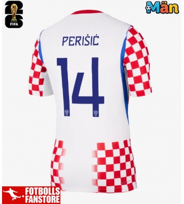 Kroatien Ivan Perisic #14 Hemmatröja VM 2026 Kortärmad