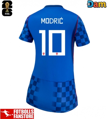 Kroatien Luka Modric #10 Bortatröja Dam VM 2026 Kortärmad