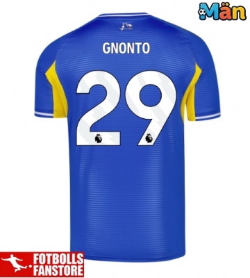 Leeds United Wilfried Gnonto #29 Bortatröja 2025-26 Kortärmad