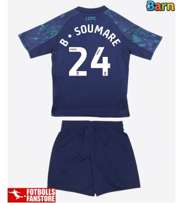 Leicester City Boubakary Soumare #24 Bortatröja Barn 2025-26 Kortärmad (+ Korta byxor)