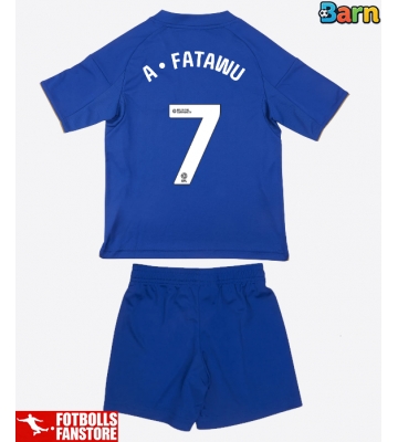 Leicester City Issahaku Fatawu #7 Hemmatröja Barn 2025-26 Kortärmad (+ Korta byxor)