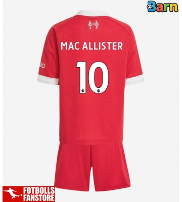 Liverpool Alexis Mac Allister #10 Hemmatröja Barn 2025-26 Kortärmad (+ Korta byxor)
