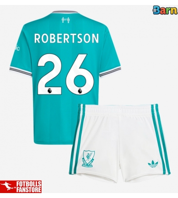 Liverpool Andrew Robertson #26 Tredje Tröja Barn 2025-26 Kortärmad (+ Korta byxor)