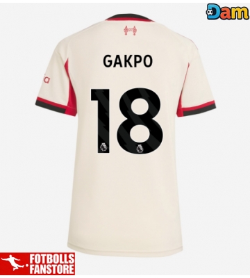 Liverpool Cody Gakpo #18 Bortatröja Dam 2025-26 Kortärmad