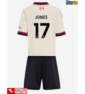 Liverpool Curtis Jones #17 Bortatröja Barn 2025-26 Kortärmad (+ Korta byxor)