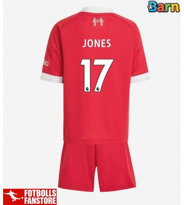 Liverpool Curtis Jones #17 Hemmatröja Barn 2025-26 Kortärmad (+ Korta byxor)